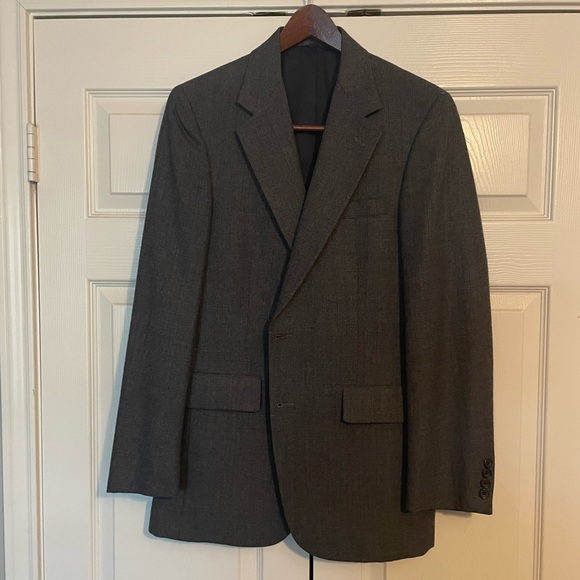 Navy Plaid Suit - Picture 1 of 13